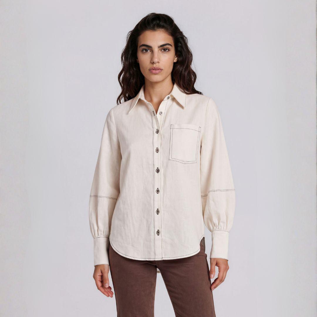 Camisa Aura Marfil | Ana Lince - Colombia