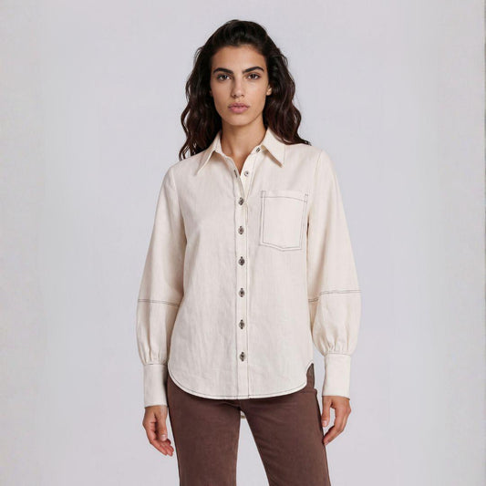Camisa Aura Marfil | Ana Lince - Colombia