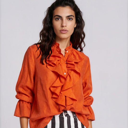 Camisa Lino Boleros | Ana Lince - Colombia