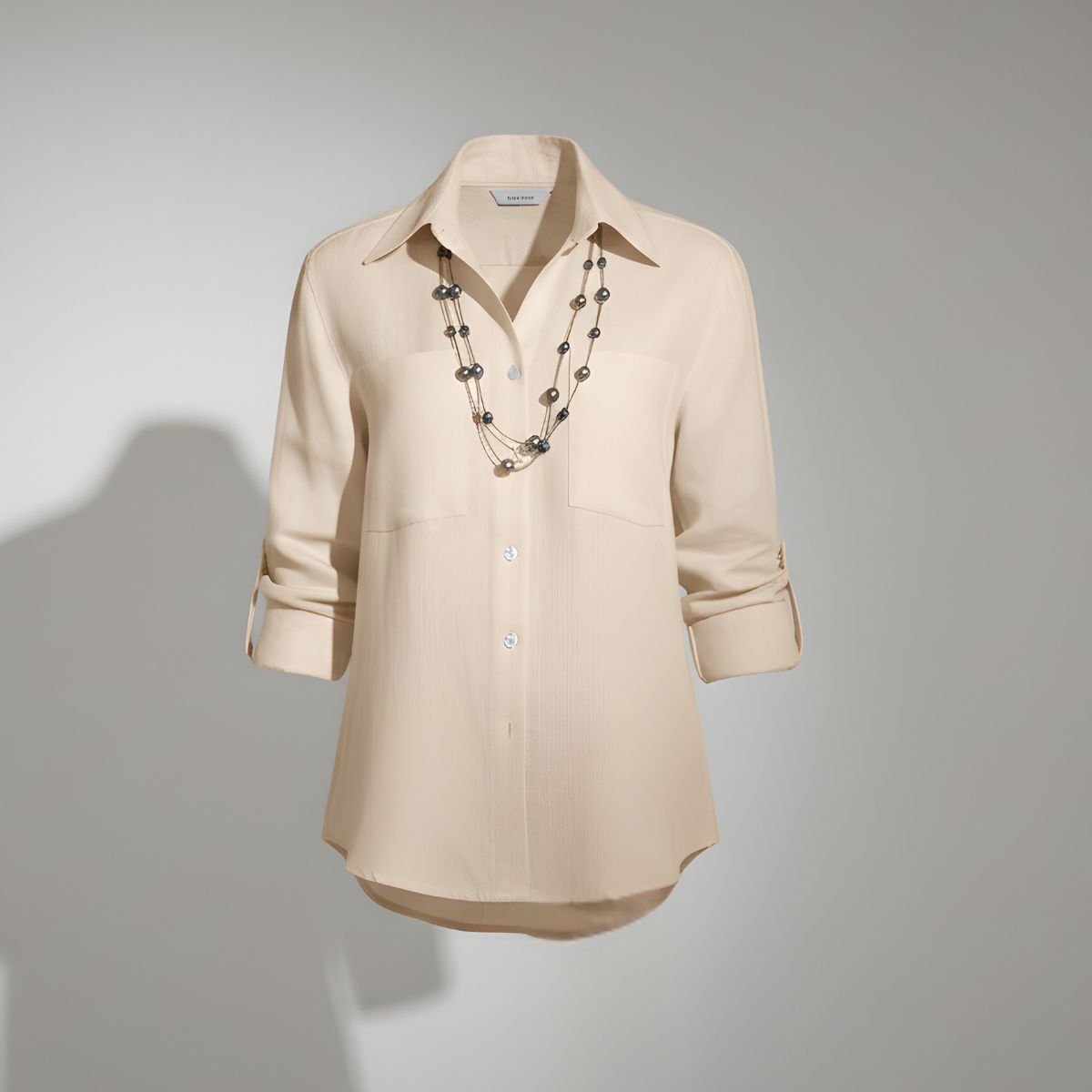 Camisa Lino Manga Larga