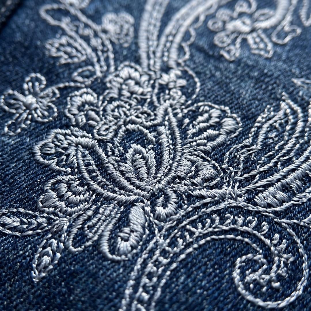 Chaqueta Indigo Celeste | Ana Lince