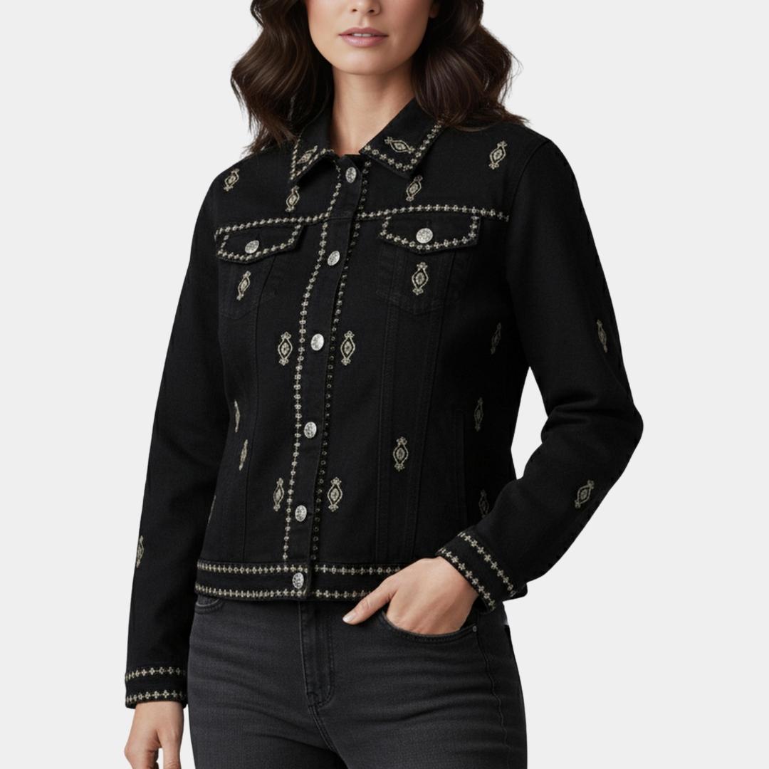 Chaqueta de Jean Negra | Ana Lince
