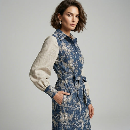 Conjunto Navy Flora | Ana Lince