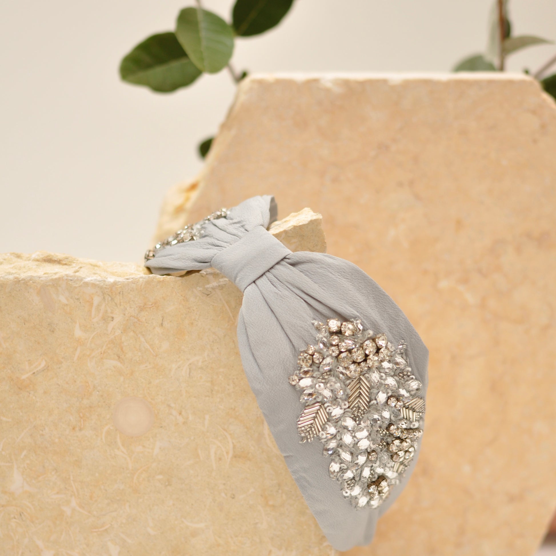 Diadema Silver Radiant Crystal - Ana Lince