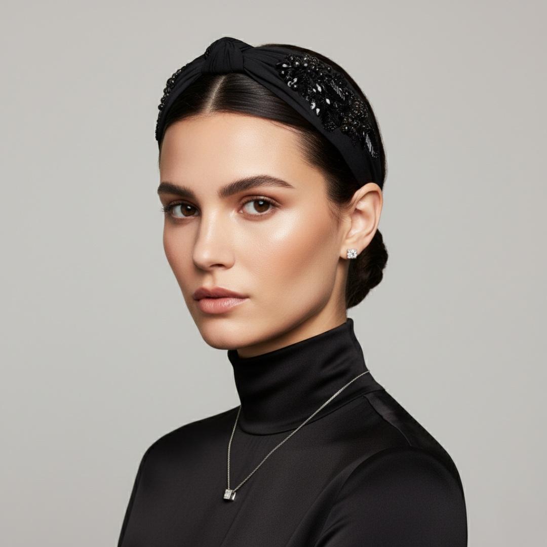 Diadema Black Elegance | Ana Lince
