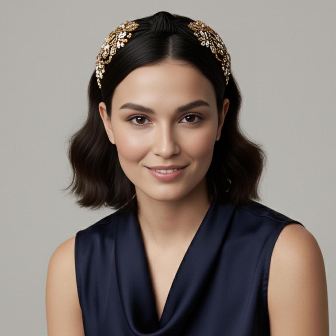 Diadema Crystals in the Night Black | Ana Lince