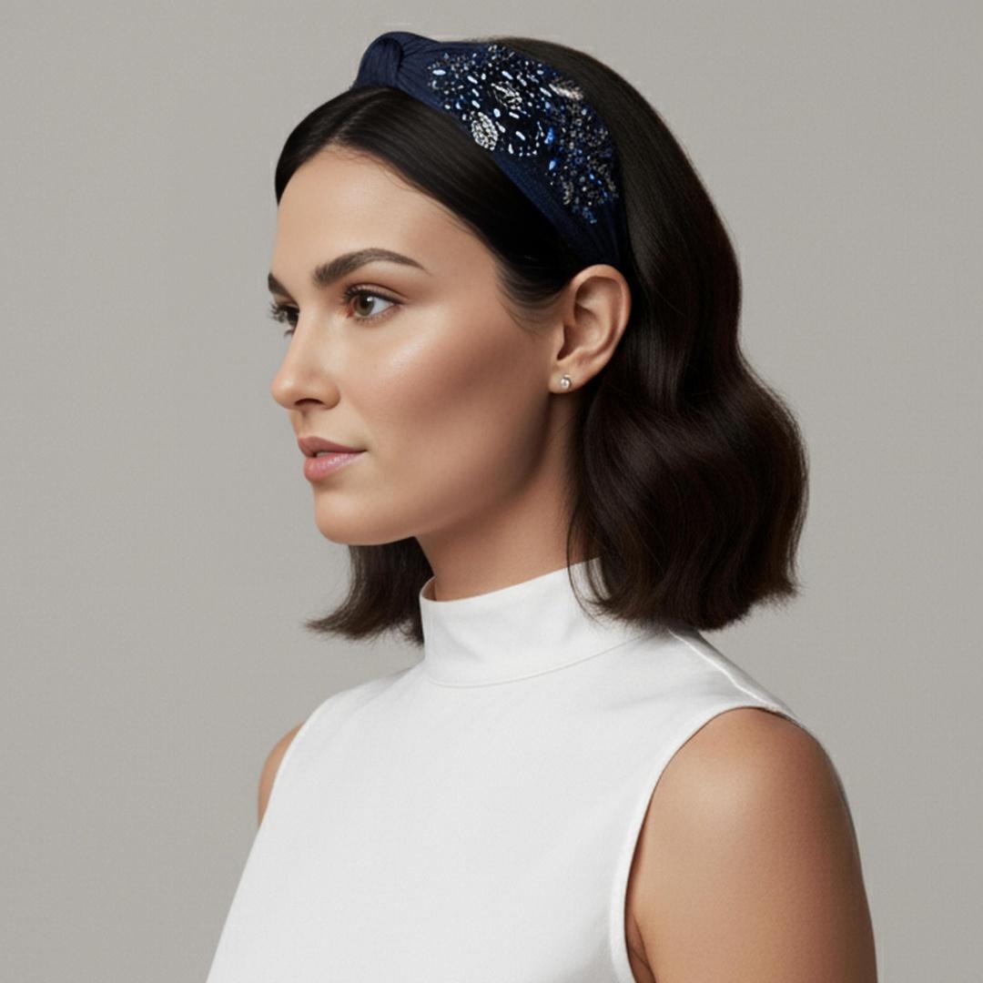 Diadema Destellos de Media Noche | Ana Lince