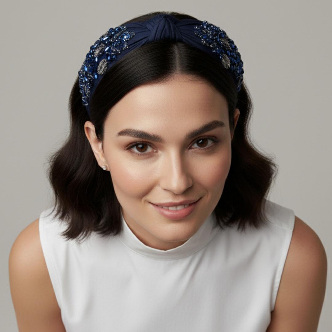 Diadema Destellos de Media Noche | Ana Lince