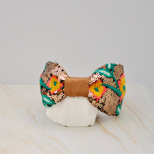 Diadema Lentejuelas Floral | Ana Lince