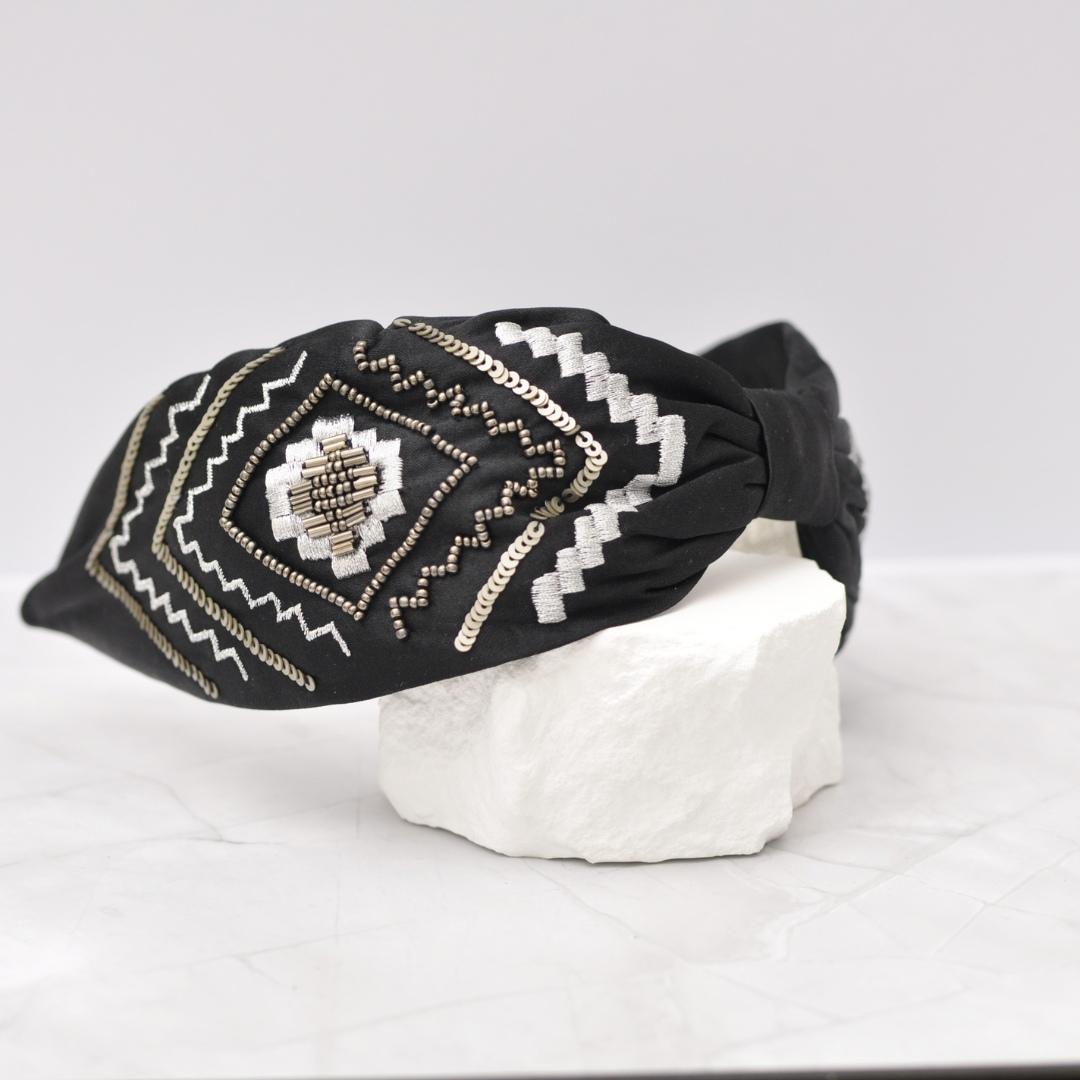Diadema Noir Etnica | Ana Lince