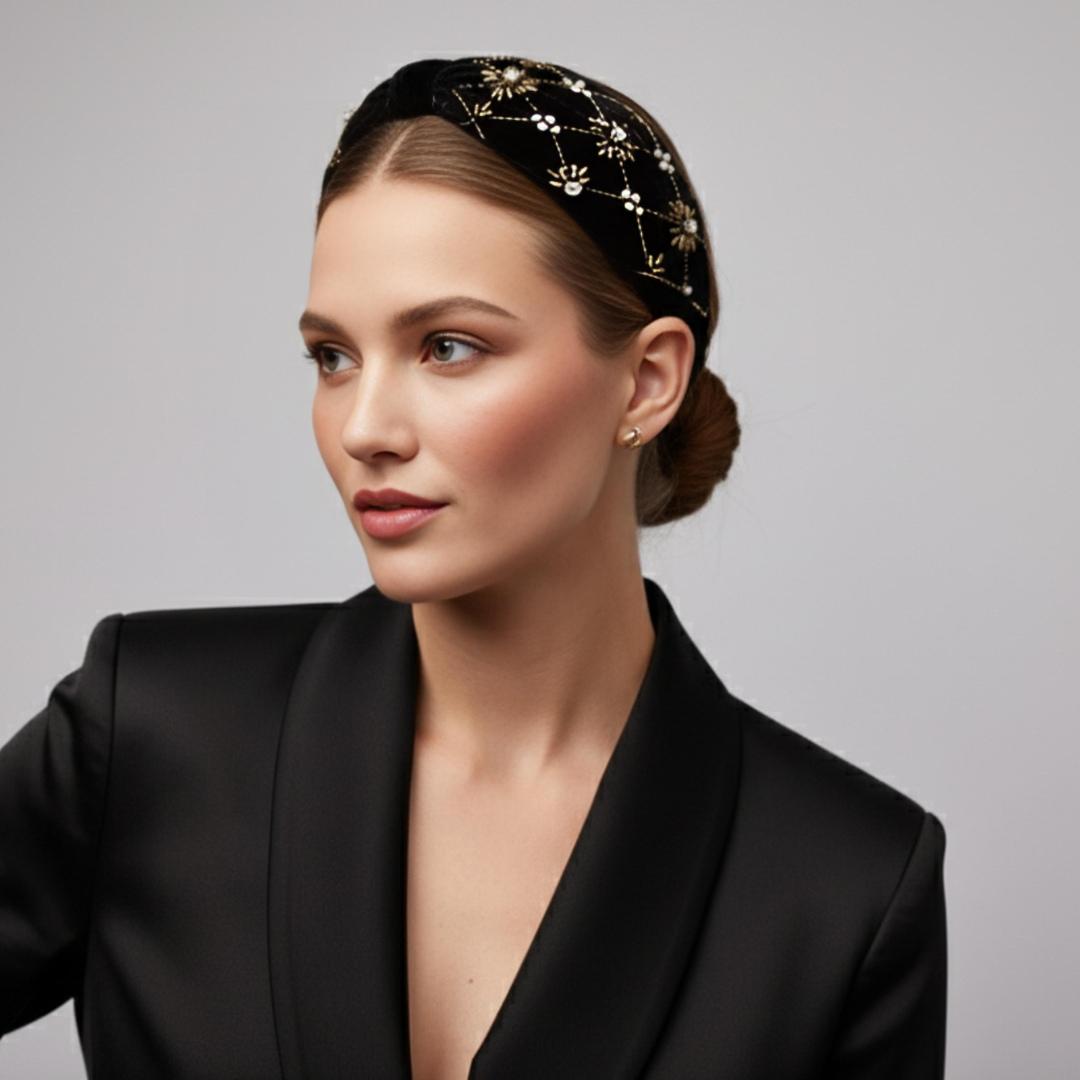 Diadema Noir Royale | Ana Lince