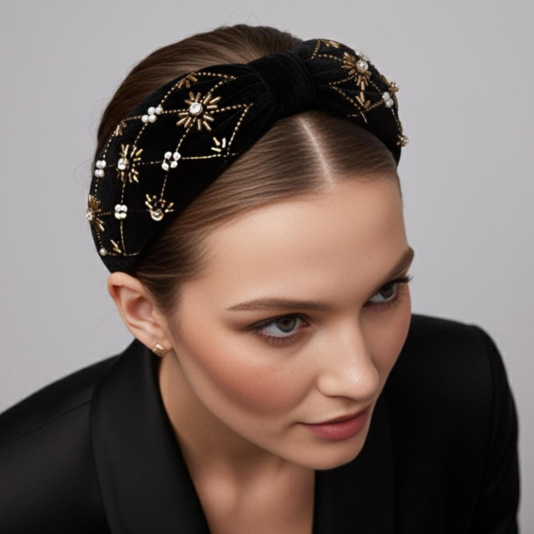 Diadema Noir Royale | Ana Lince