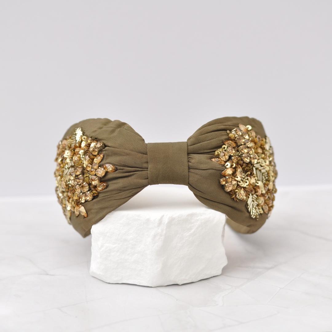 Diadema Oliva Dorada | Ana Lince