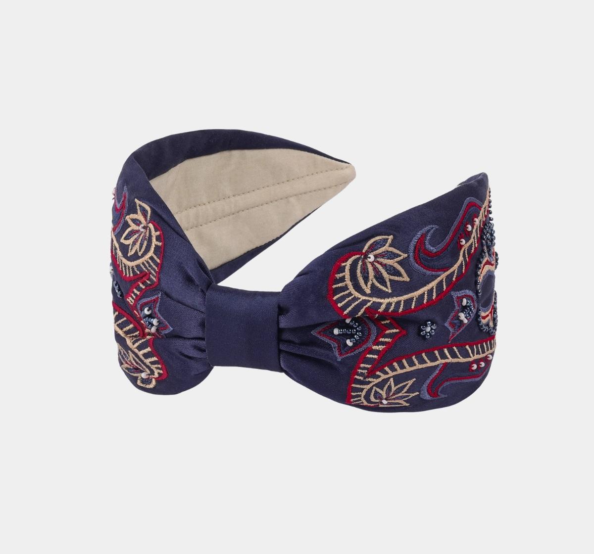 Diadema Plumaje Zafiro | Ana Lince