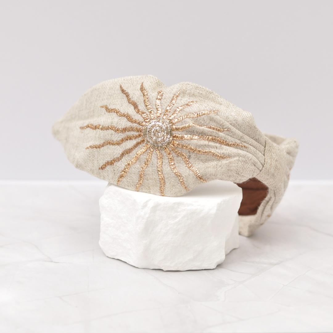 Diadema Sol Dorado | Ana Lince