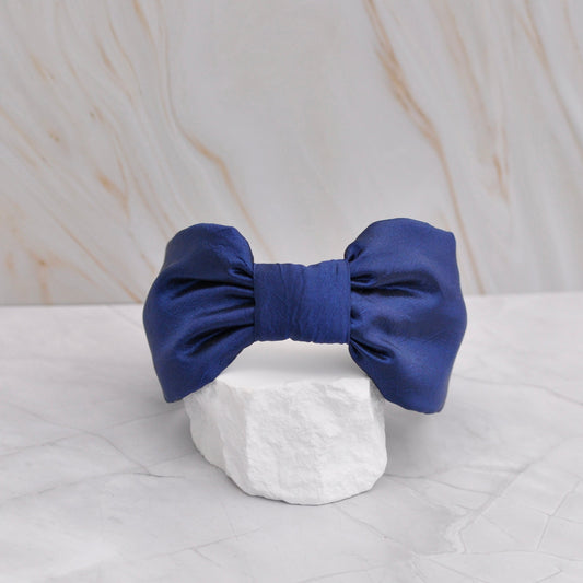 Diadema Tafetán Azul Marino | Ana Lince
