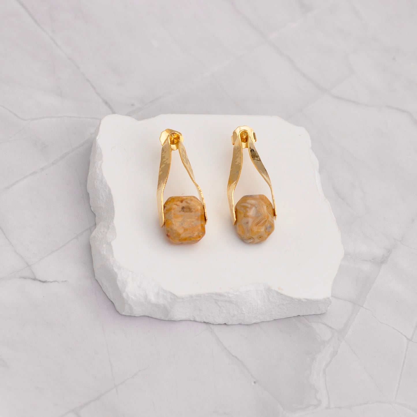 Aretes Agata de Encaje
