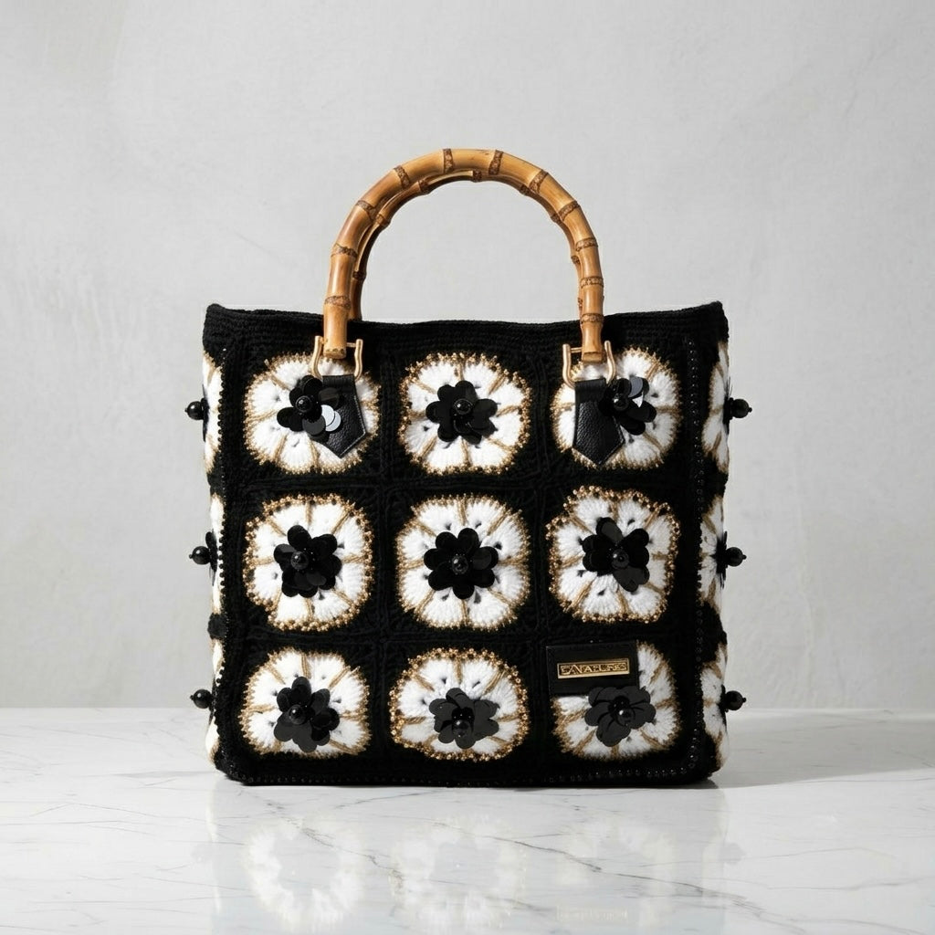 Bolso Lola Crochet Black