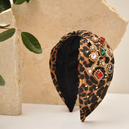 Diadema Leopard Crown