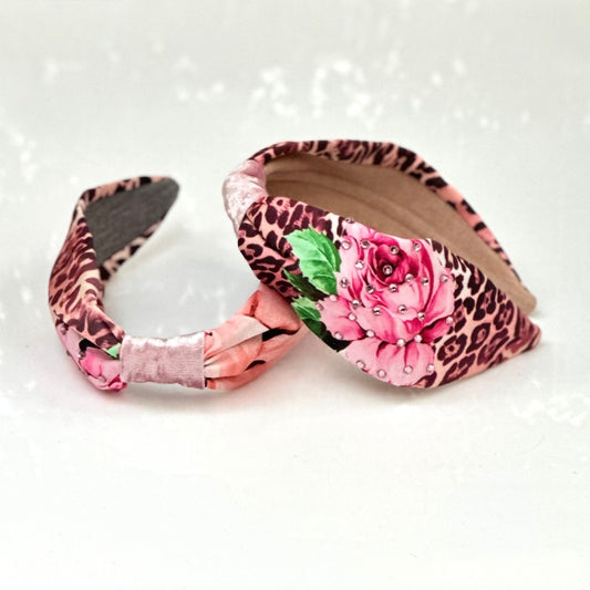 Diadema Animal Print Pink - Ana Lince Accesorios - Accesorios para Mujer - Atemporales & Sostenibles