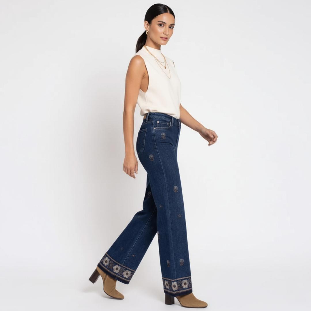 Jean Bordado Detalle Atenas | Ana Lince