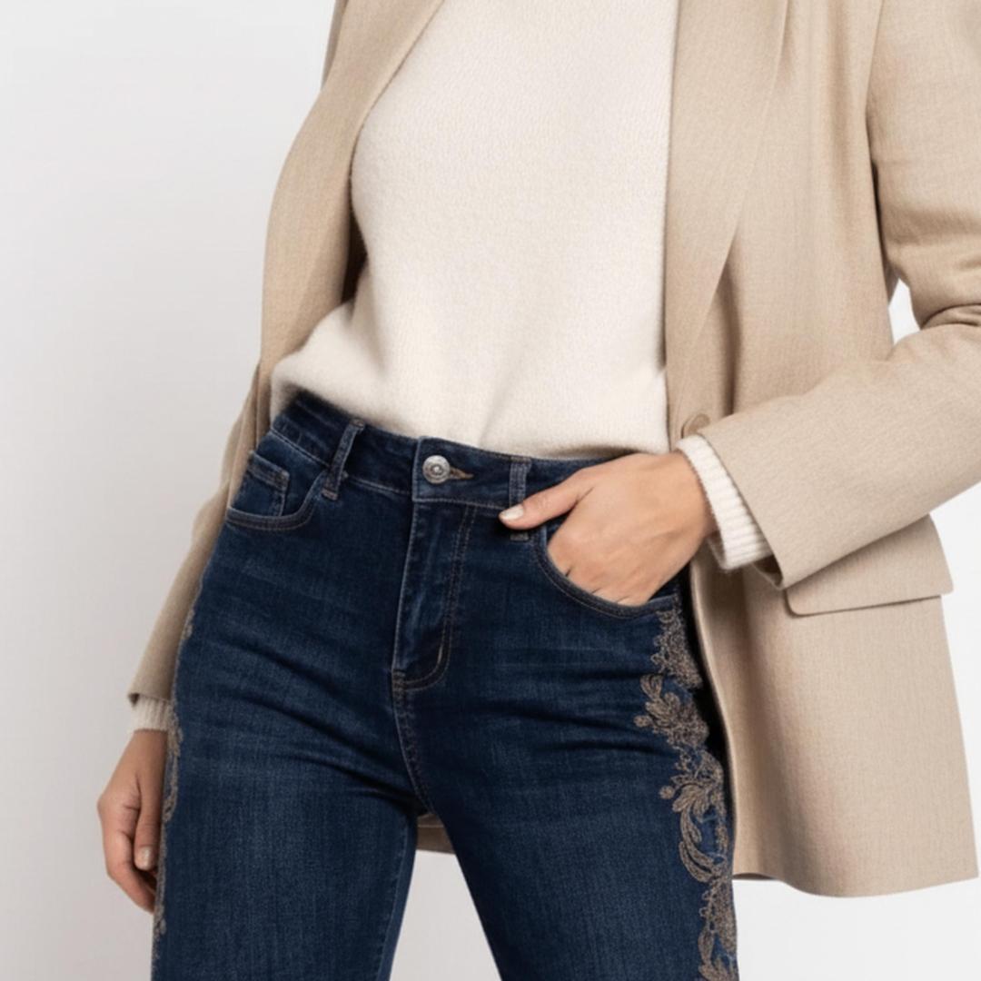 Jean Bordado Granada | Ana Lince