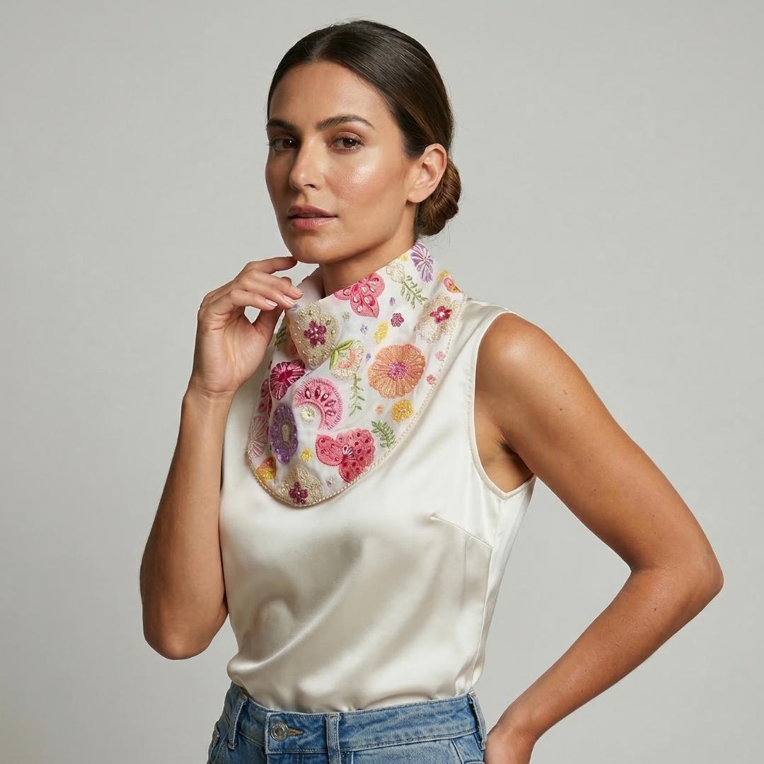 Pañoleta Floral | Ana Lince