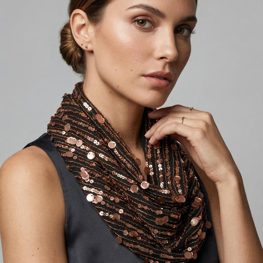 Pañoleta Eternity Ocre | Ana Lince