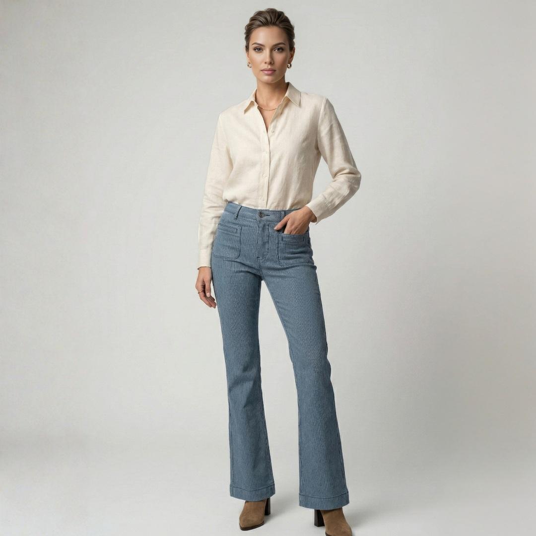 Pantalón Rayas Newport | Ana Lince