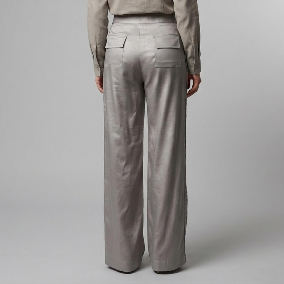 Pantalon Elysian Gris Mineral | Ana Lince - Colombia