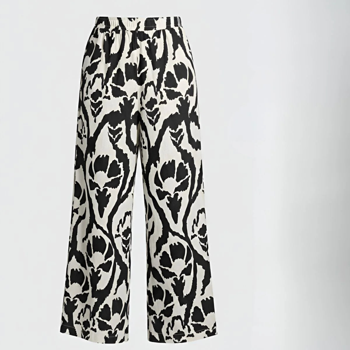 Pantalon Palazzo Lino B&W | Ana Lince