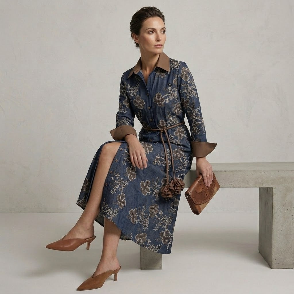 Vestido Denim Amelia | Ana Lince