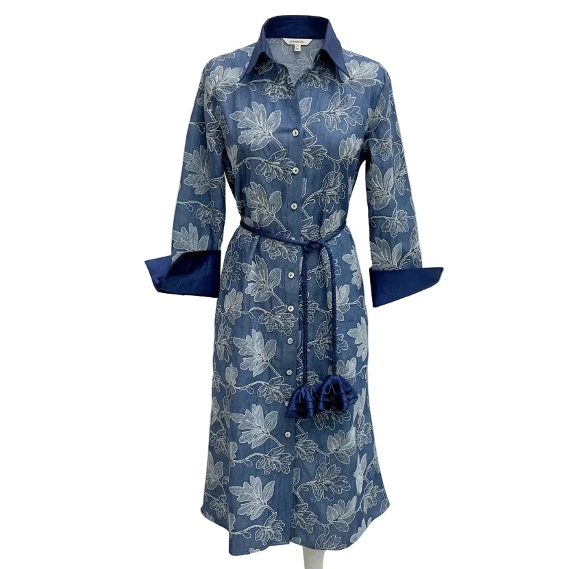 Vestido Jardin Indigo | Ana Lince