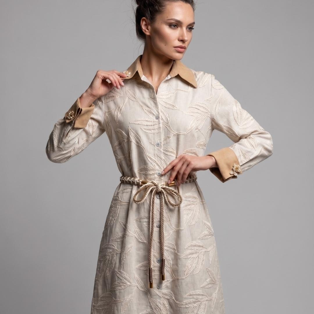 Vestido Lino Brisa de Otoño | Ana Lince