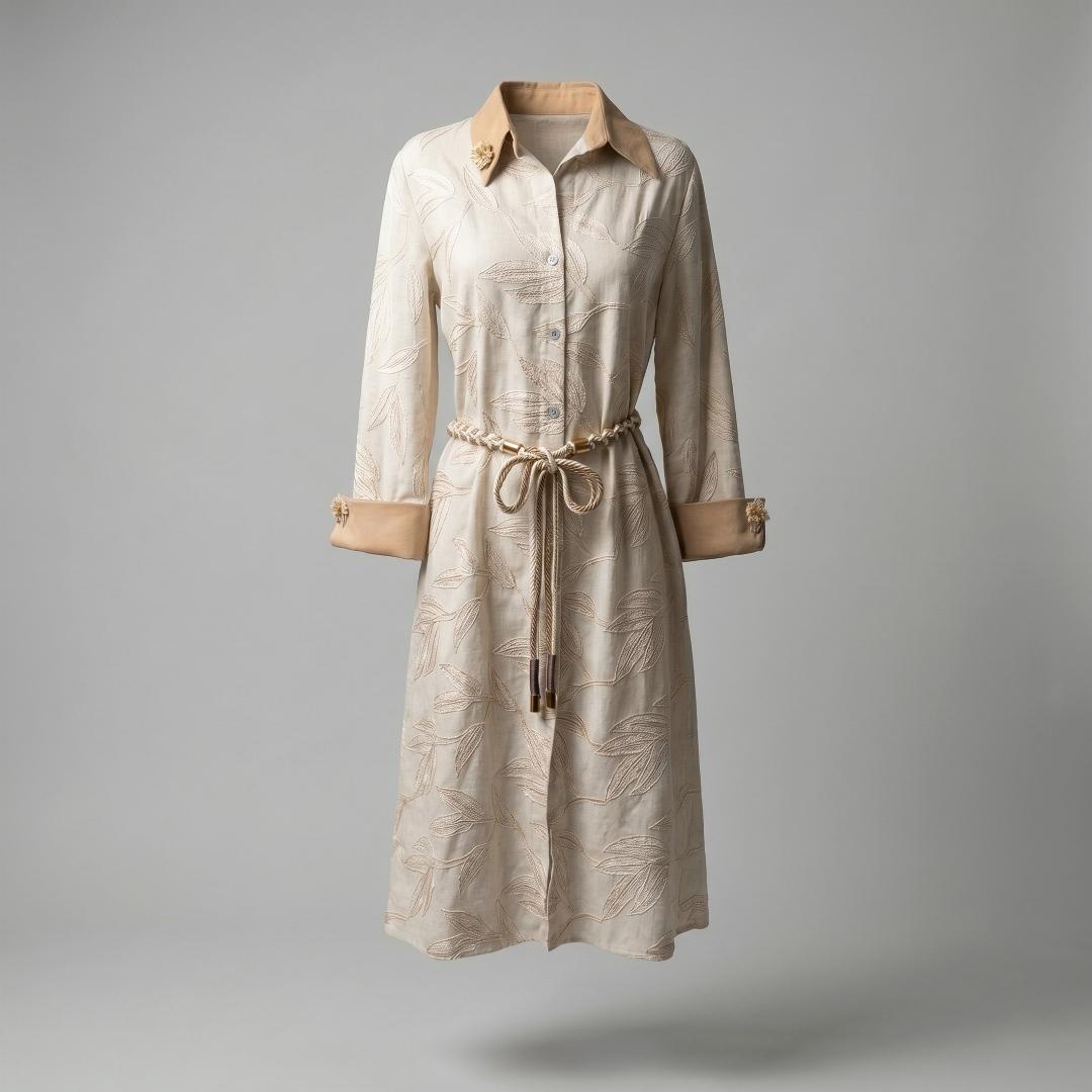 Vestido Lino Brisa de Otoño | Ana Lince