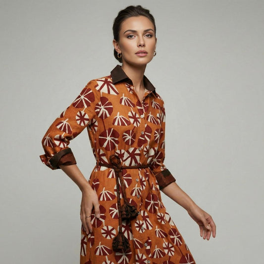 Vestido Lino Terra Serena | Ana Lince