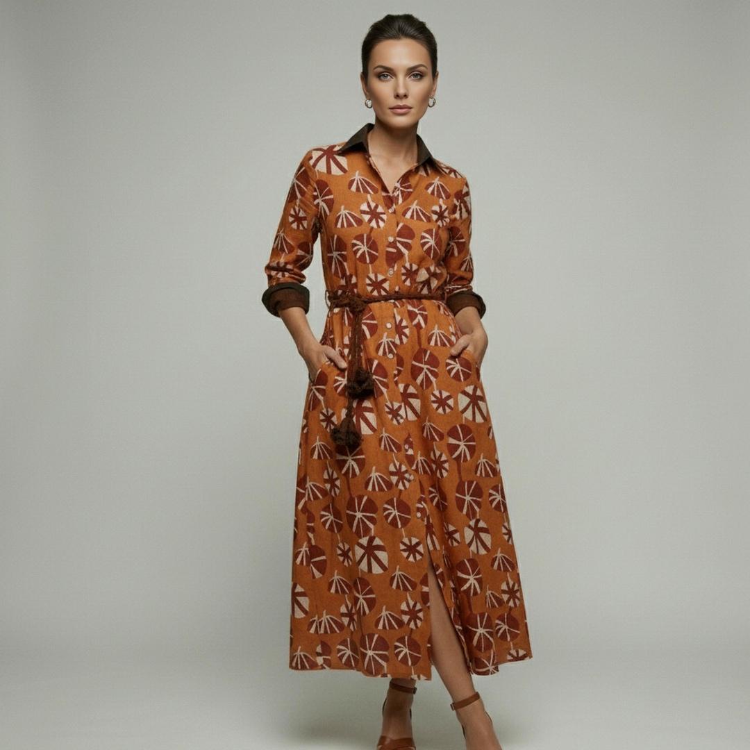 Vestido Lino Terra Serena | Ana Lince