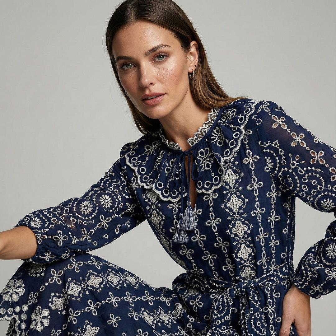 Vestido Marrakech Bordado | Ana Lince