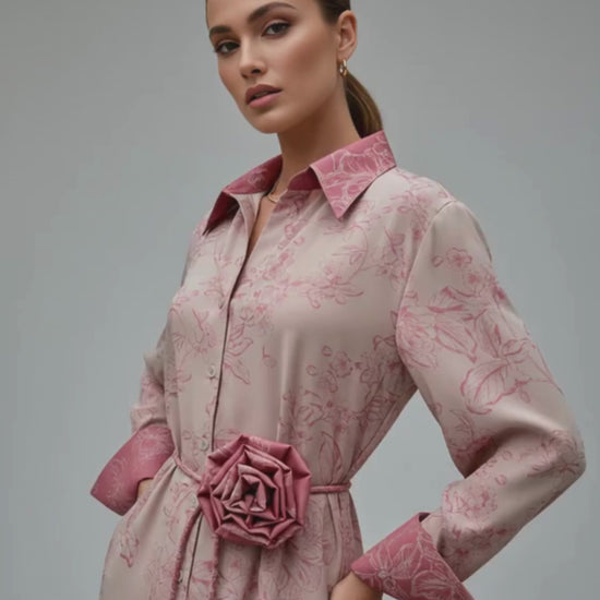 Vestido Rosa Venezia | Ana Lince