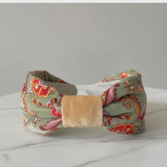 Diadema Velvet Green | Ana Lince