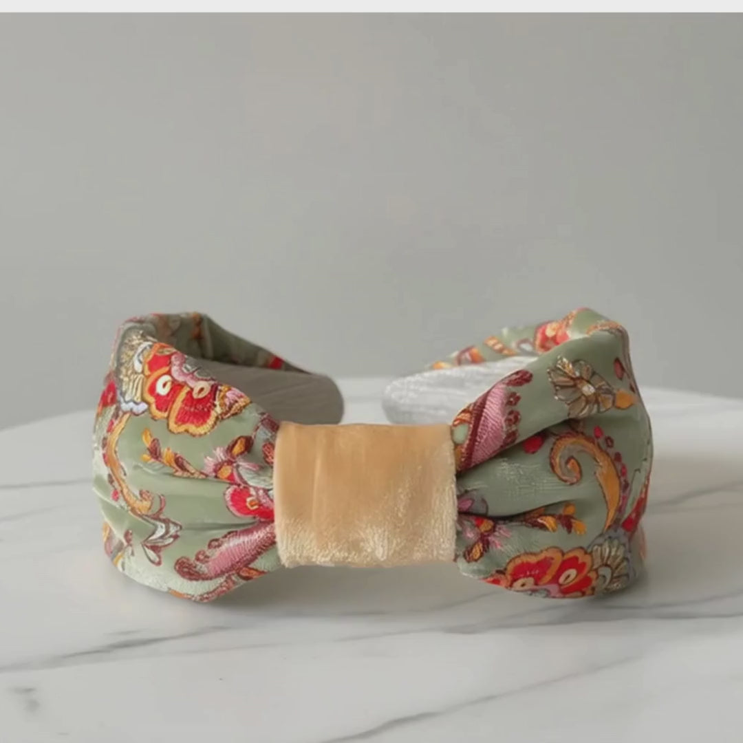 Diadema Velvet Green | Ana Lince