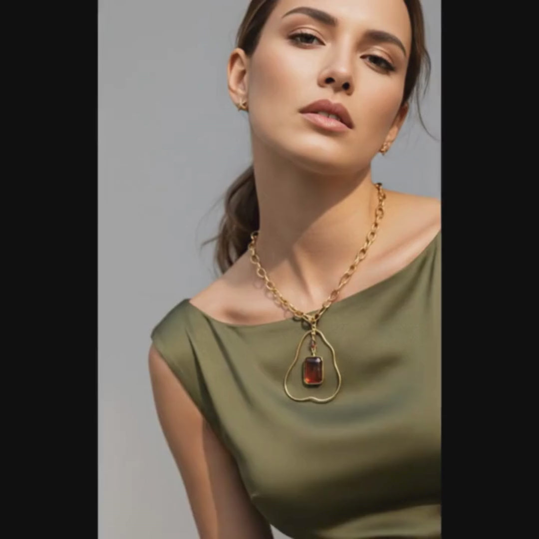 Collar Resplandor Ambar | Ana Lince
