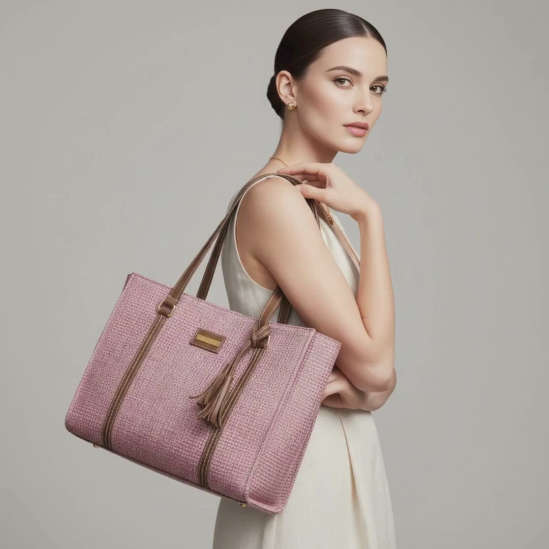 Bolso Milano Tote Pink | Ana Lince